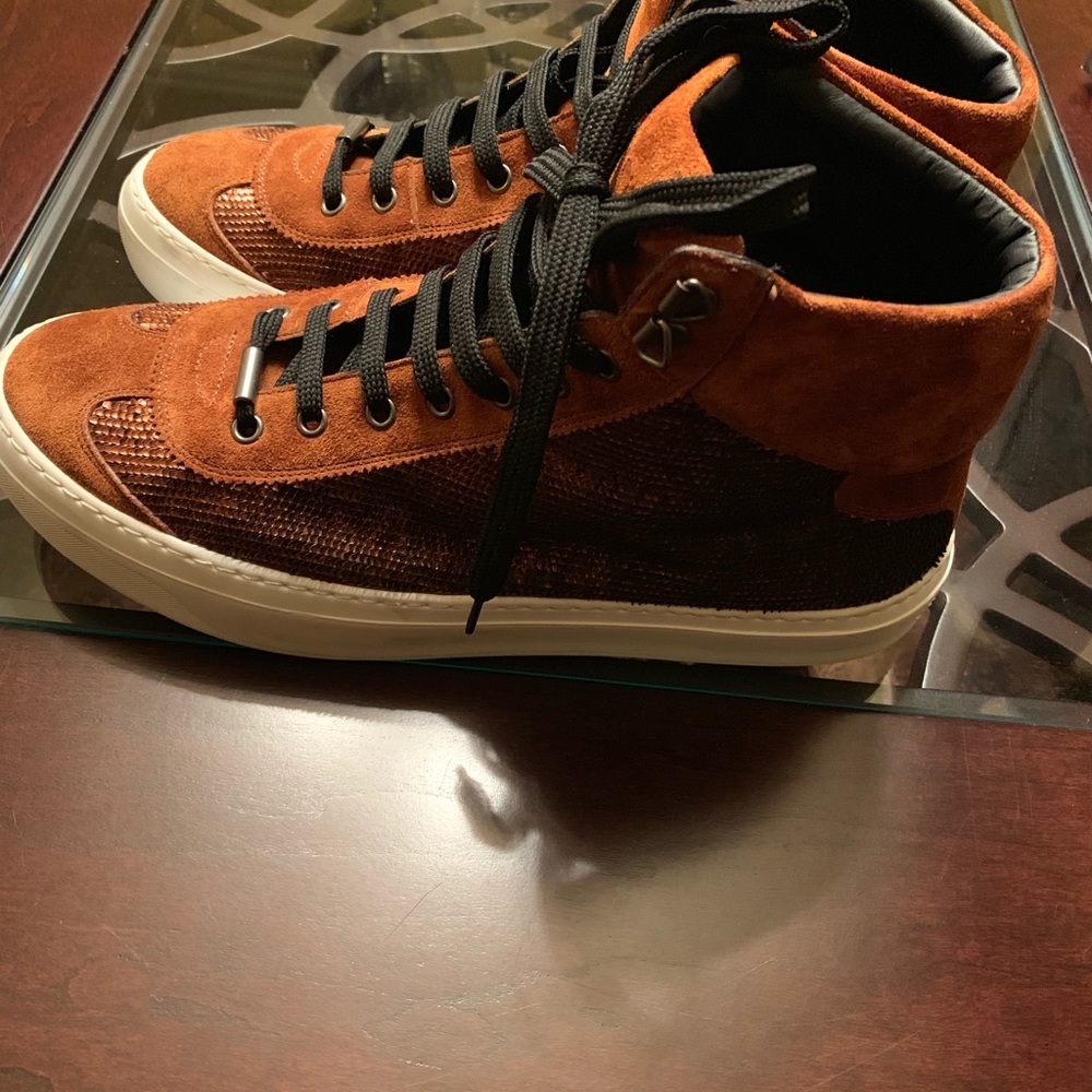 Jimmy Choo Belgravia Men’s High-Top Sneaker